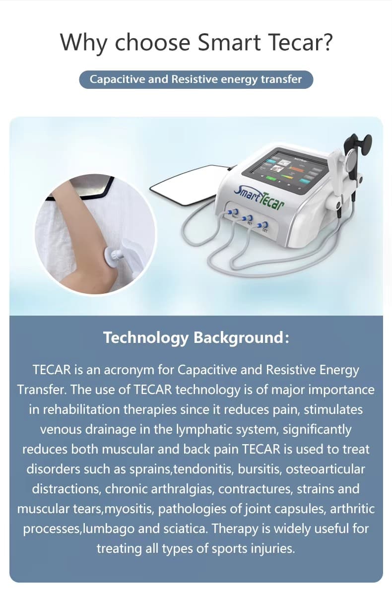 Smart Tecar 448K Radio Frequency Physical Therapy Machine 8
