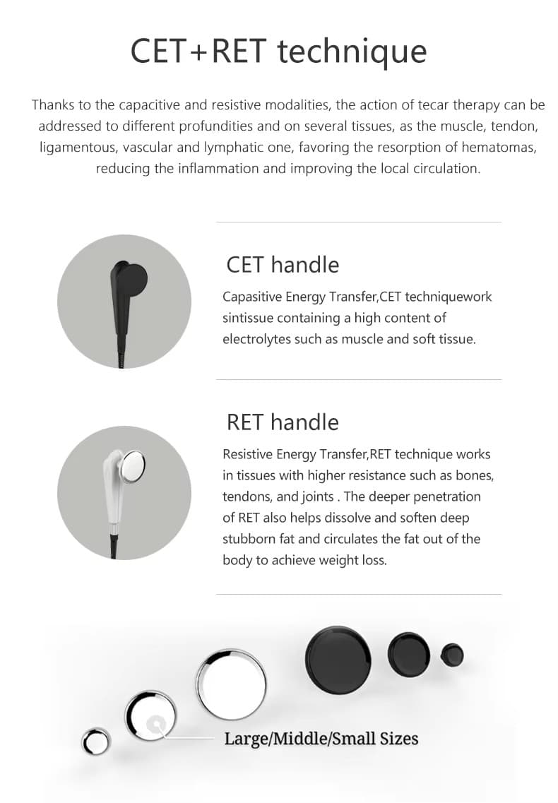 Smart Tecar 448K Radio Frequency Physical Therapy Machine 9