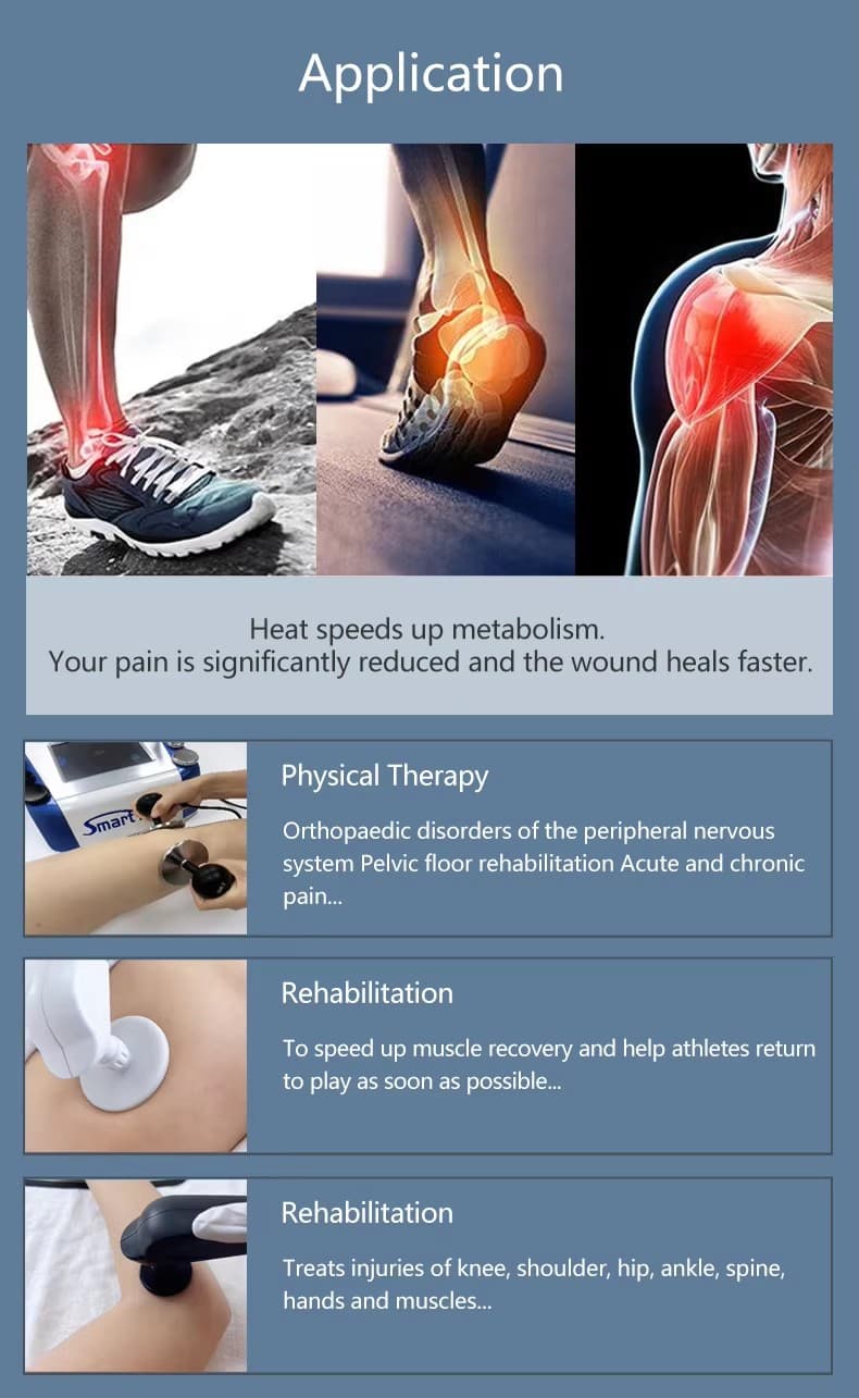 Smart Tecar 448K Radio Frequency Physical Therapy Machine 10