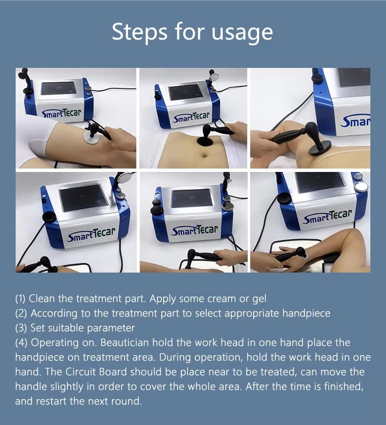 Smart Tecar 448K Radio Frequency Physical Therapy Machine 13