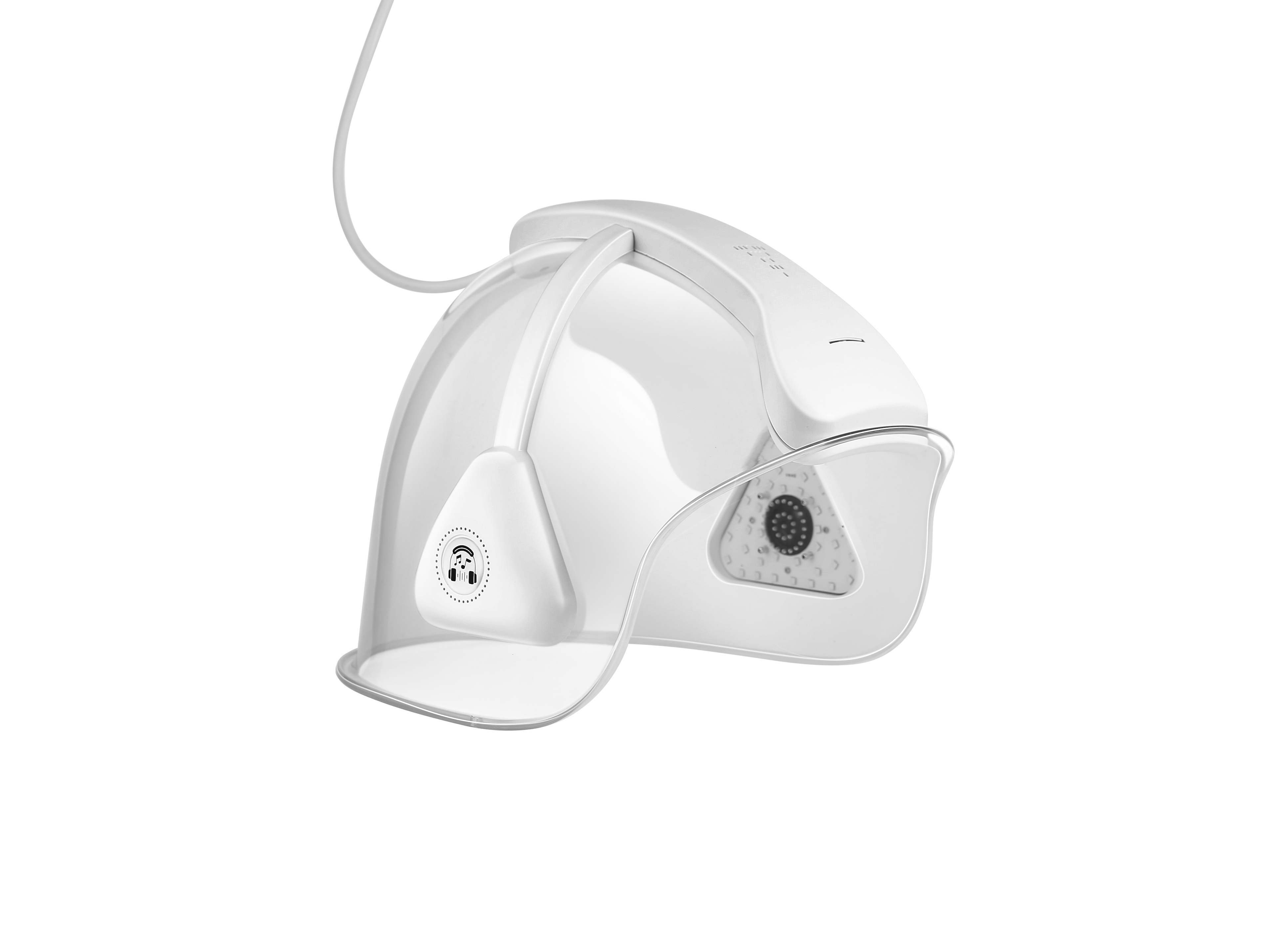 High Pressure O2 Pure Facial Machine With Led Light Therapy And Music Dome 6