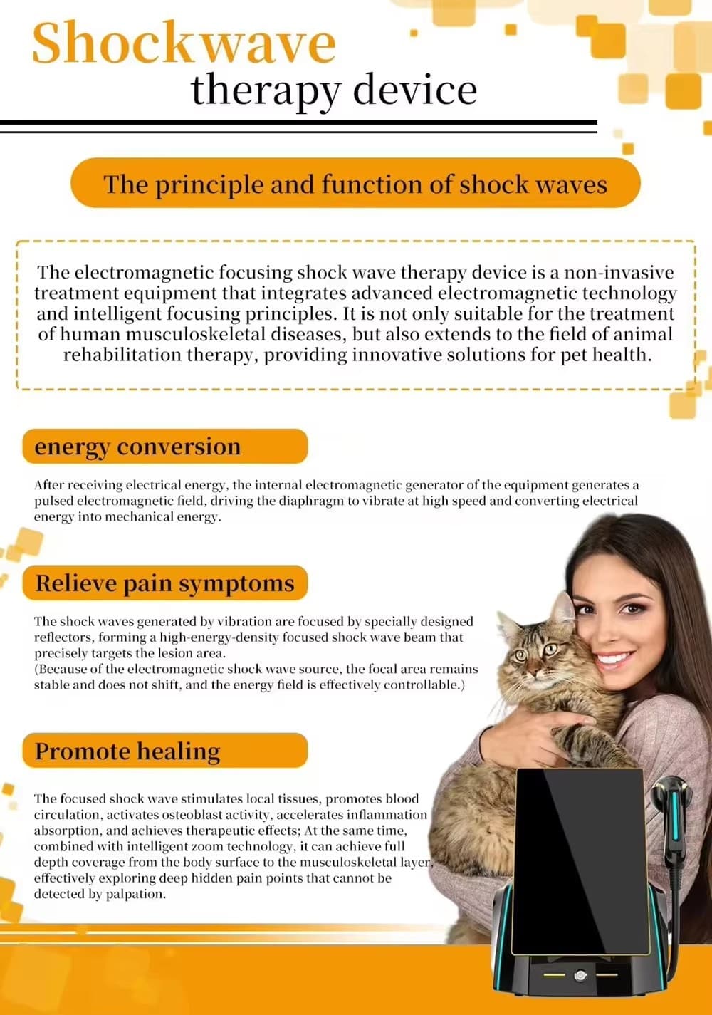 Physiotherapy Electromagnetic Focused Shockwave Therapy Machine  7