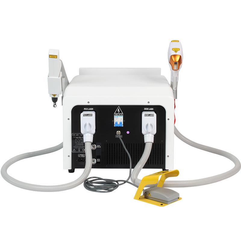 Professional 2 in 1 Picosecond Laser Machine 808nm Diode Hair Removal  3