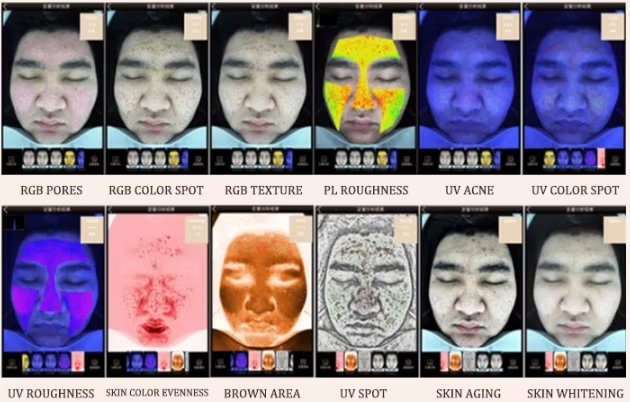 AI Smart 3D Face Analysis Machine 9